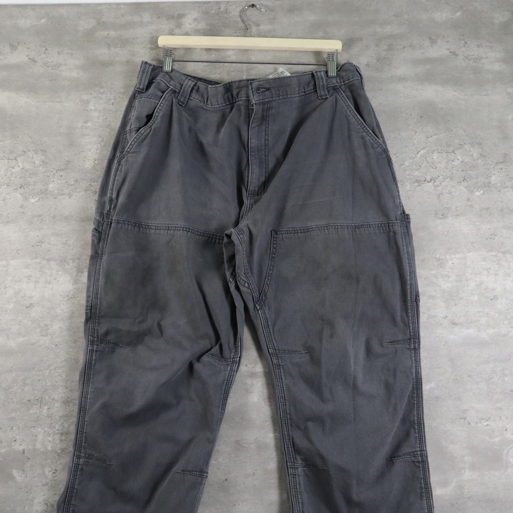 modern carhartt double knee pants washed mens 42x32